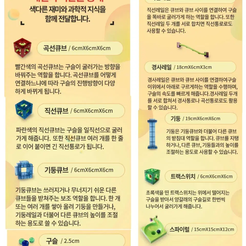 큐볼루션 3차원 유아동 입체완구 자석블럭