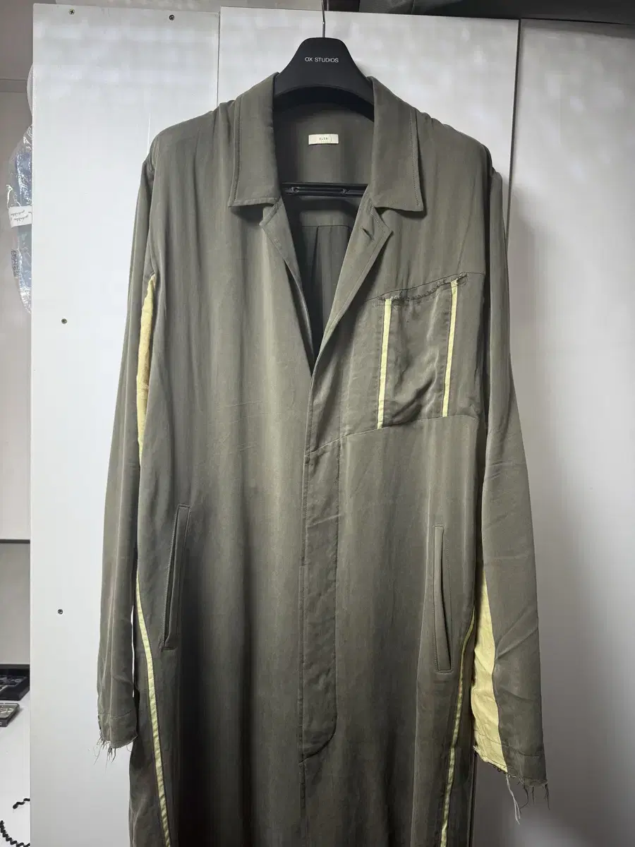 XL/4) EXTREME EP.6 01 SHIRT COAT Khaki