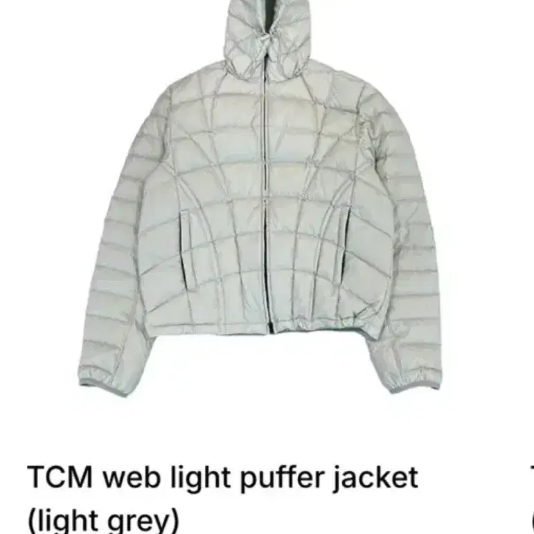 TCM 더콜디스트모먼트 web light puffer jacket 패딩