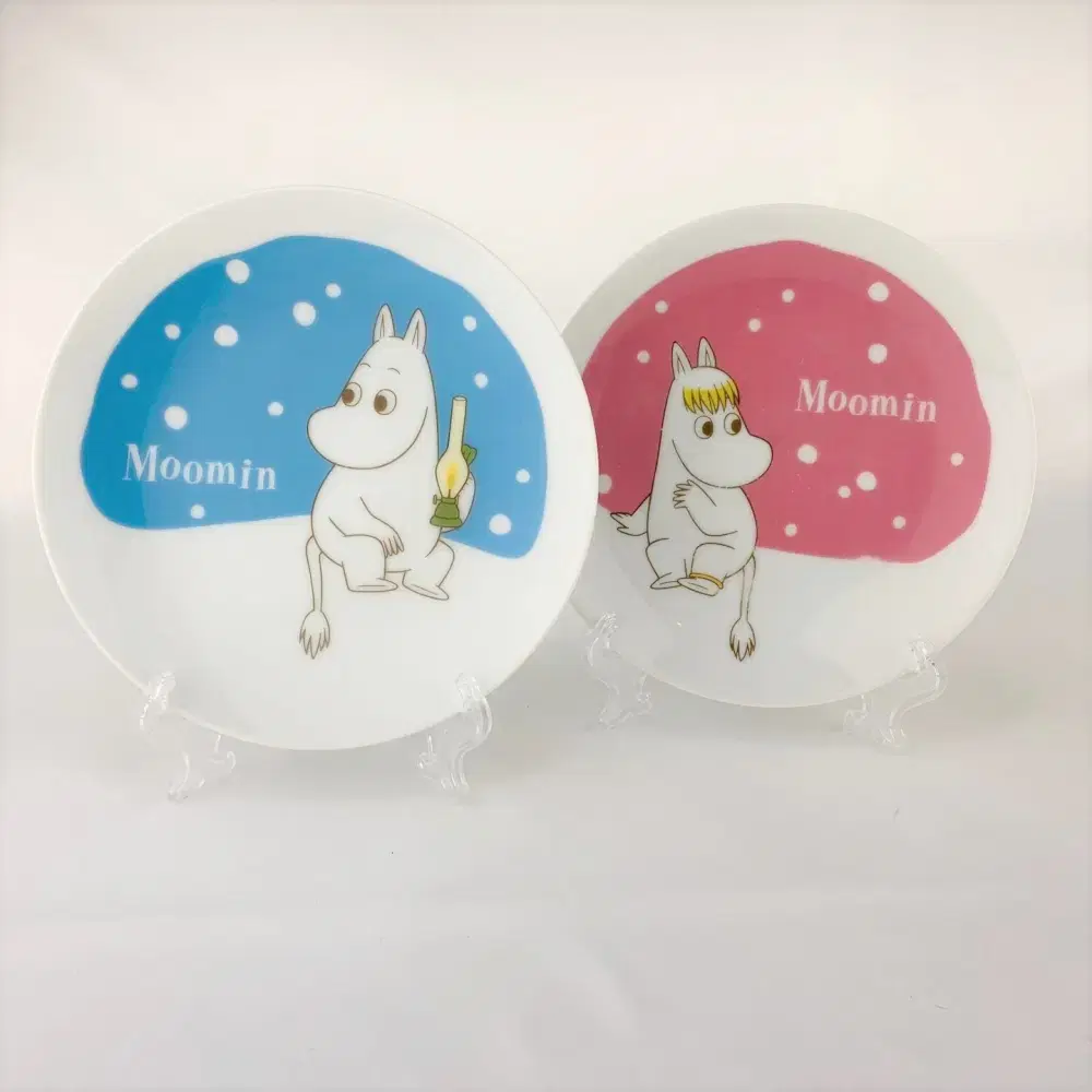 MOOMIN 무민 캐릭터 2011 크리스마스 장식접시 2종세트 A745