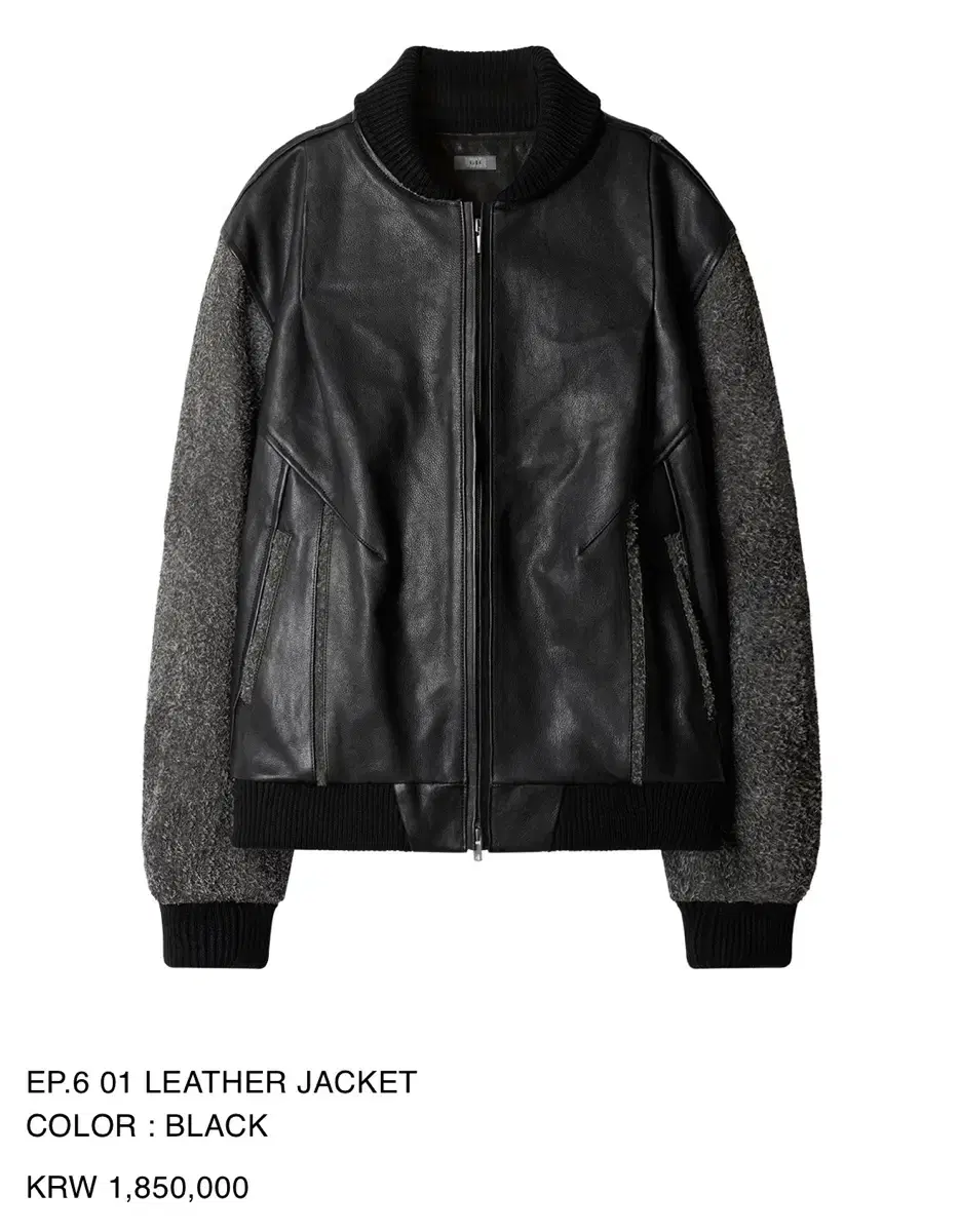 [L] 엑슬림 xlim EP.6 01 LEATHER JACKET