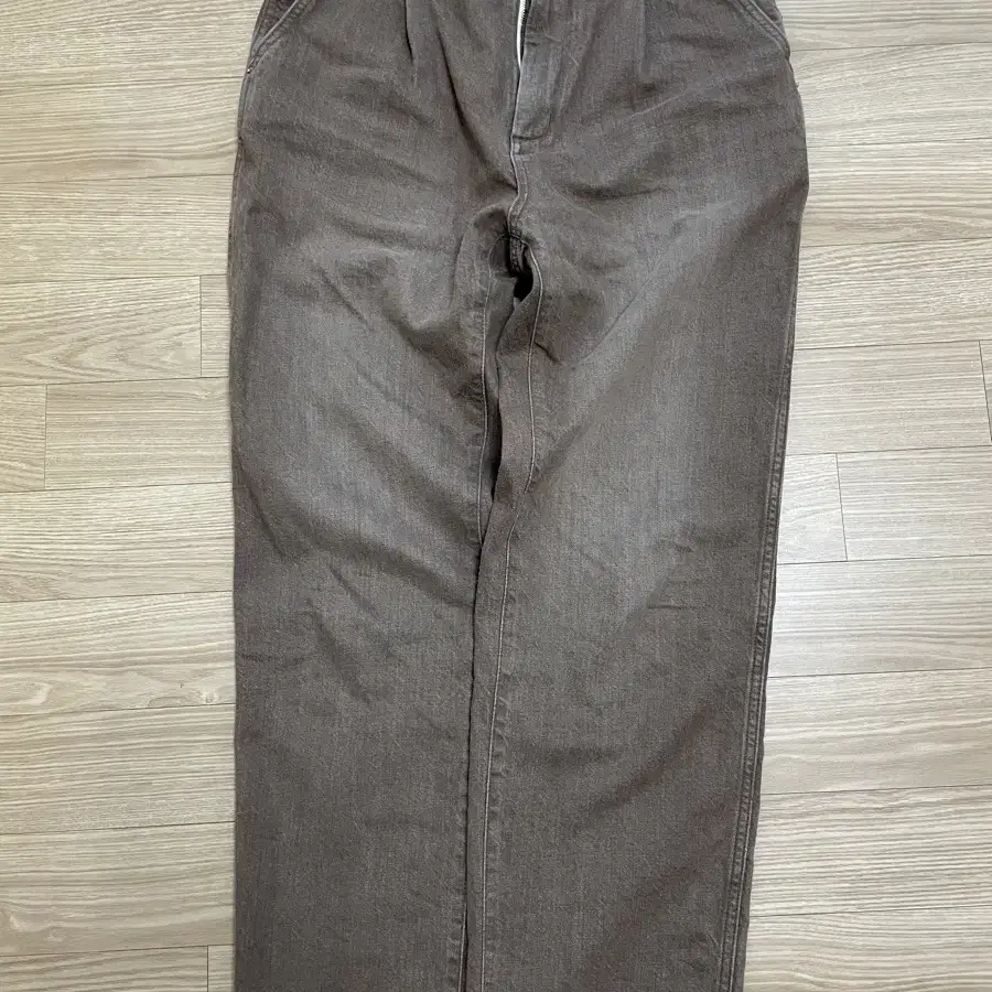 [사이즈 1] 러프사이드 Drape Denim Pants Brown