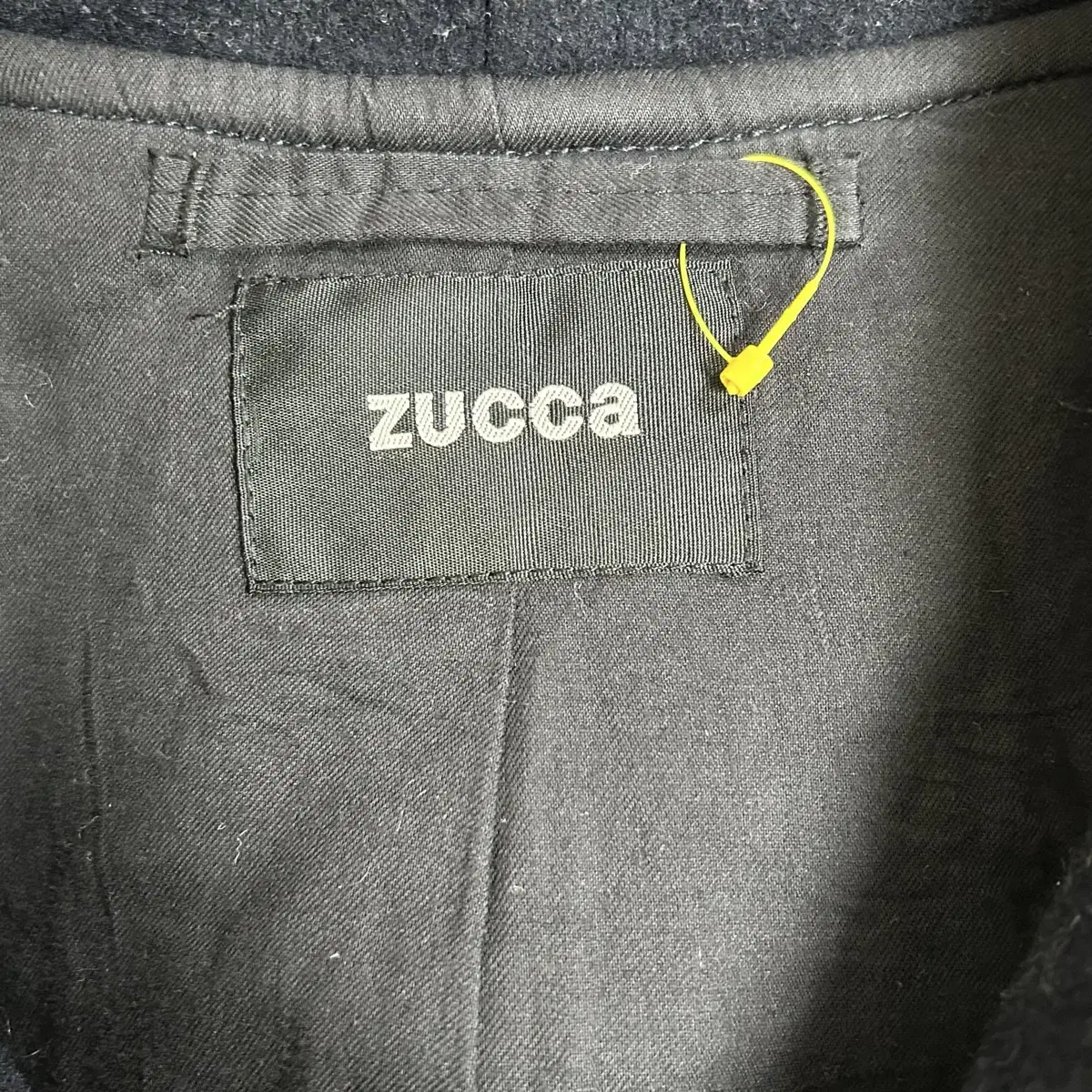 ZUCCA 오버사이즈 울 후드 코트