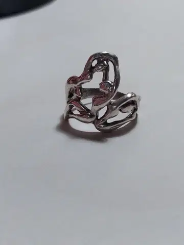 빈티지 빈티지 삼미신 삼인 누드 여성 반지 반지 silver925
