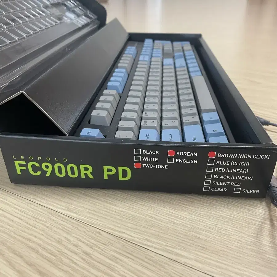 레오폴드 FC900R PD 기계식 키보드 갈축 104키