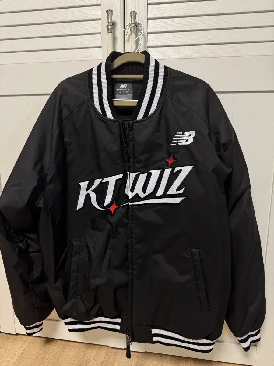 kt wiz kt wiz player-provided New Balance Authentic Winter Jacket Baseball Jacket