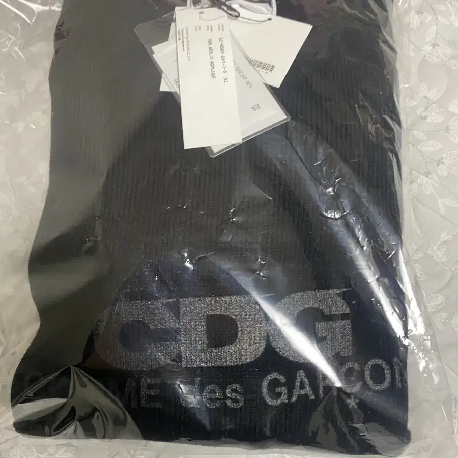 CDG 라운드넥 스쿨 풀오버 블랙 XL