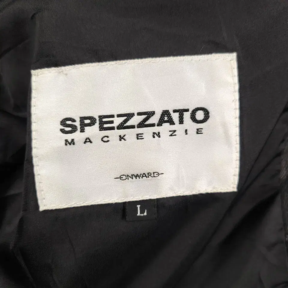 SPEZZATO MACKENZIE 블랙 반광 빅포켓 절개 램스킨 양가죽