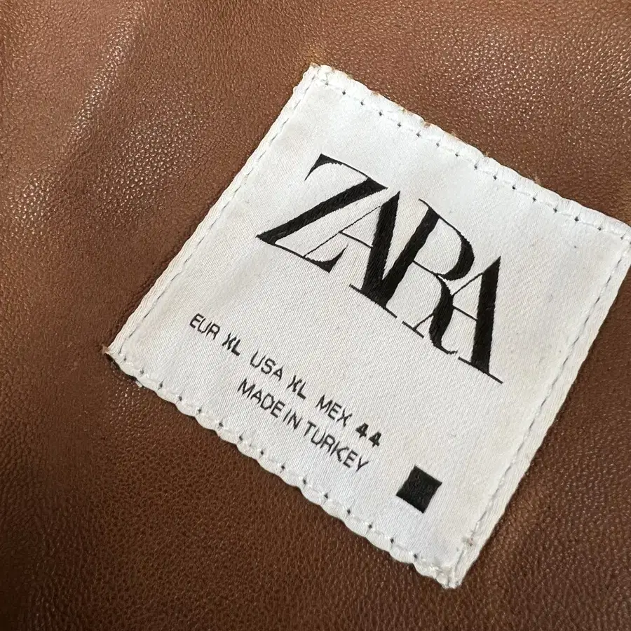 한정판 리버시블 리얼무통 블루종  자라 zara XL