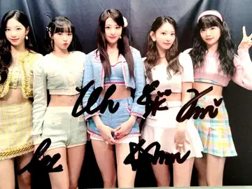 세일 중 - 르세라핌 친필 사인 포함 L사이즈 사진 - 세일 중