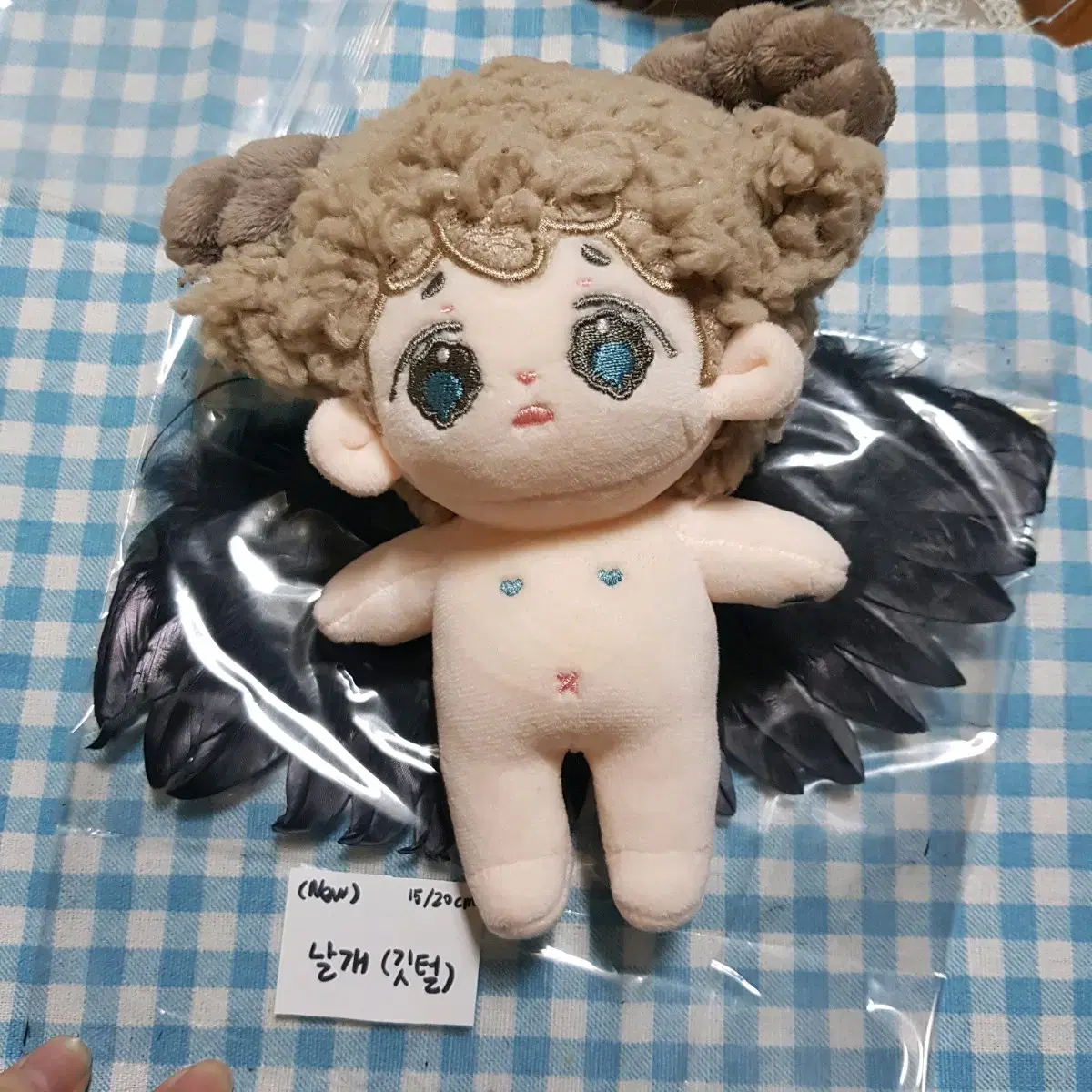 15cm/20cm 솜인형 깃털날개 소품