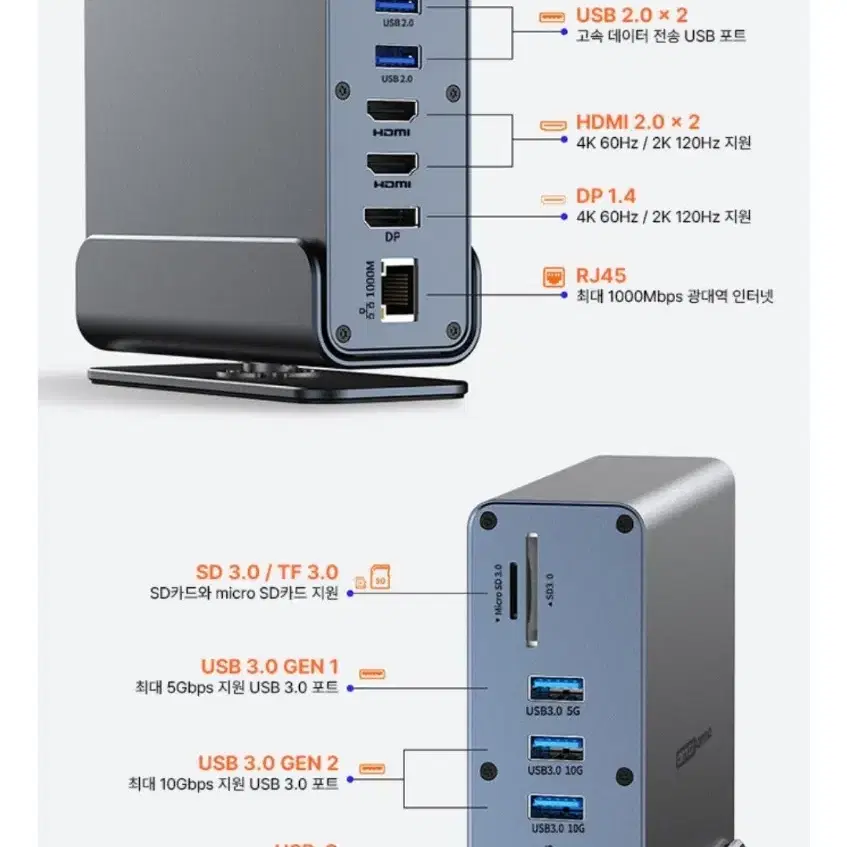 4k 60hz 노트북 도킹스테이션