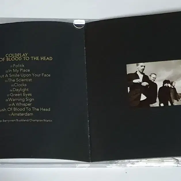 콜드플레이 A Rush Of Blood 앨범 시디 CD