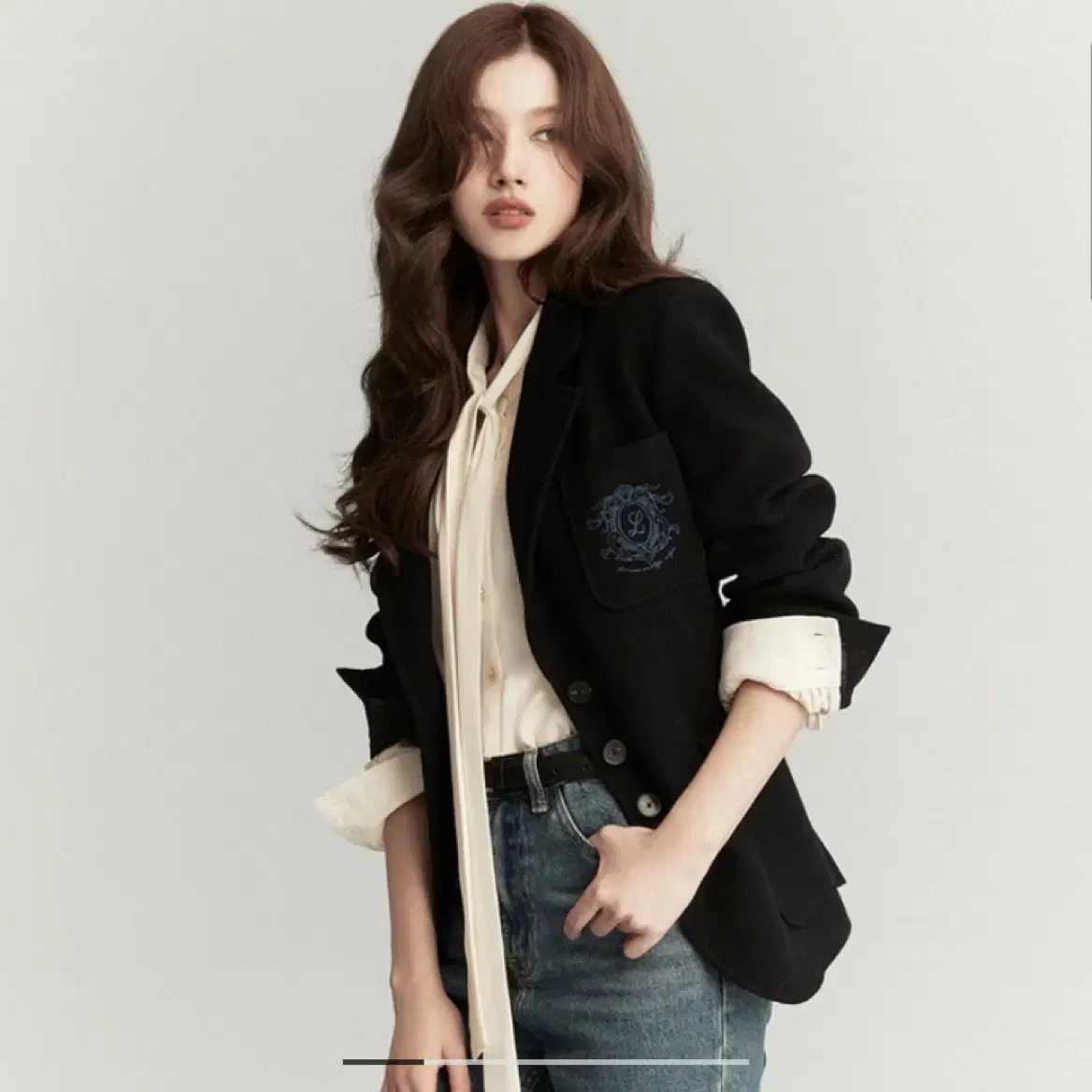 르니나 사나 자켓 bronwyn wool embroidery jacket