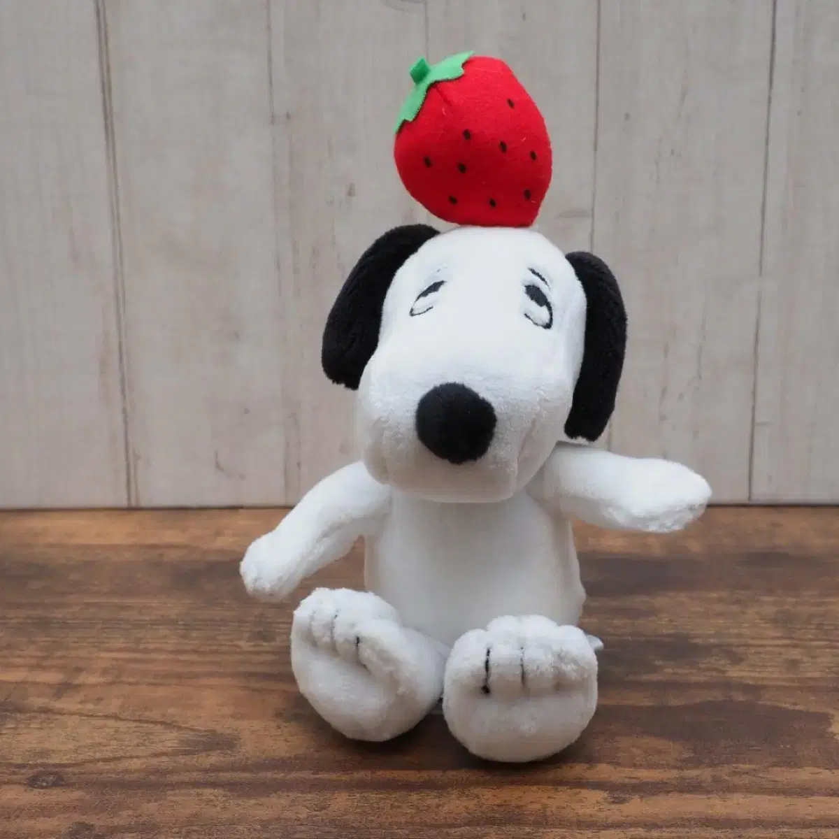 일본 피넛츠 스누피 snoopy 로손 이치방 쿠지 딸기 마스코트 키링