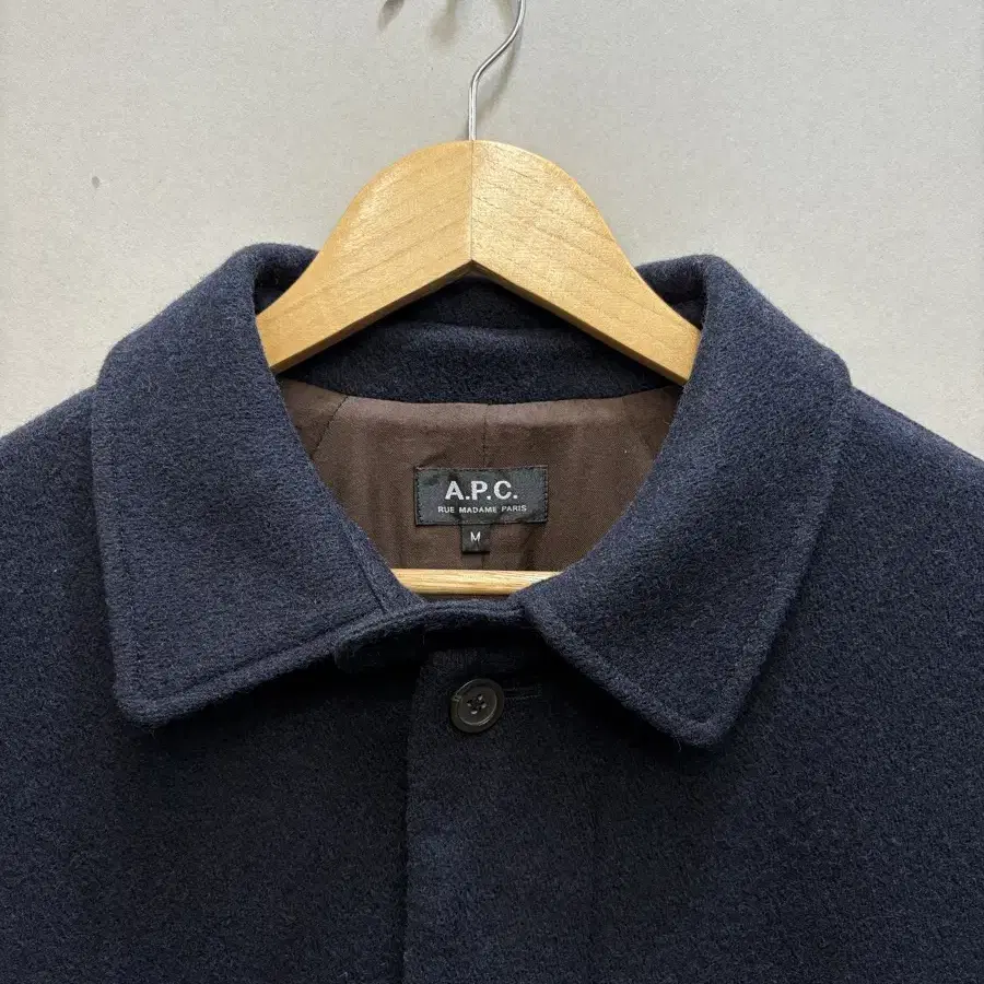 A.P.C 아페쎄 코트 네이비 M