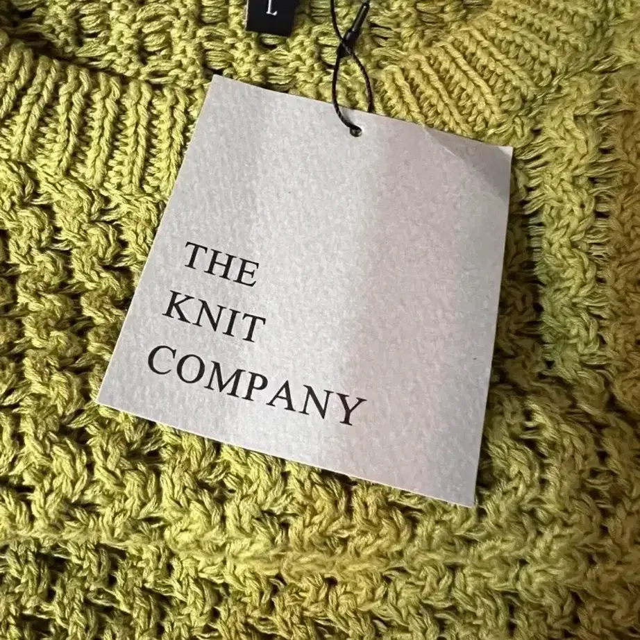 (새상품) THE KNIT COMPANY 면 니트 L