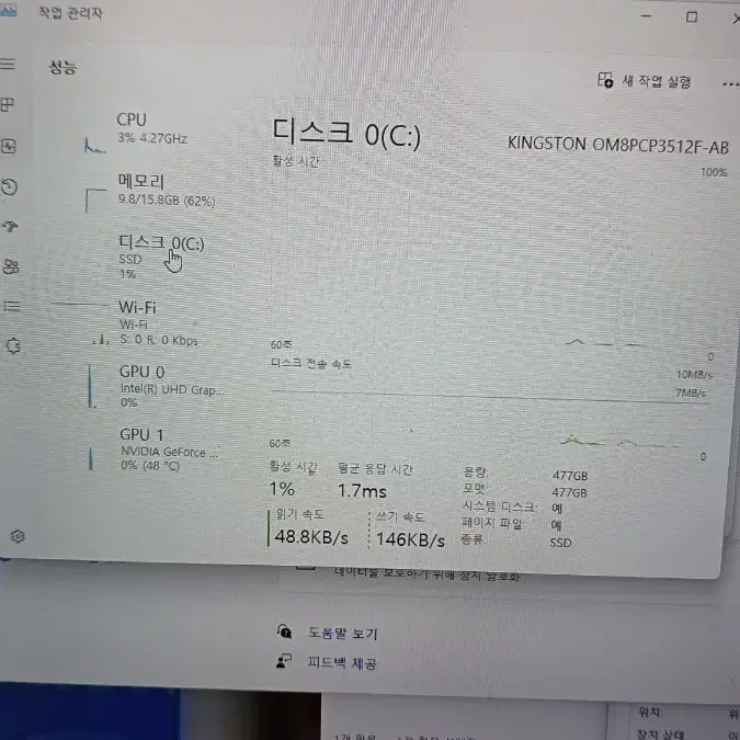 (급처)ASUS 아수스 게이밍노트북 i5-10 GTX1660Ti 램16