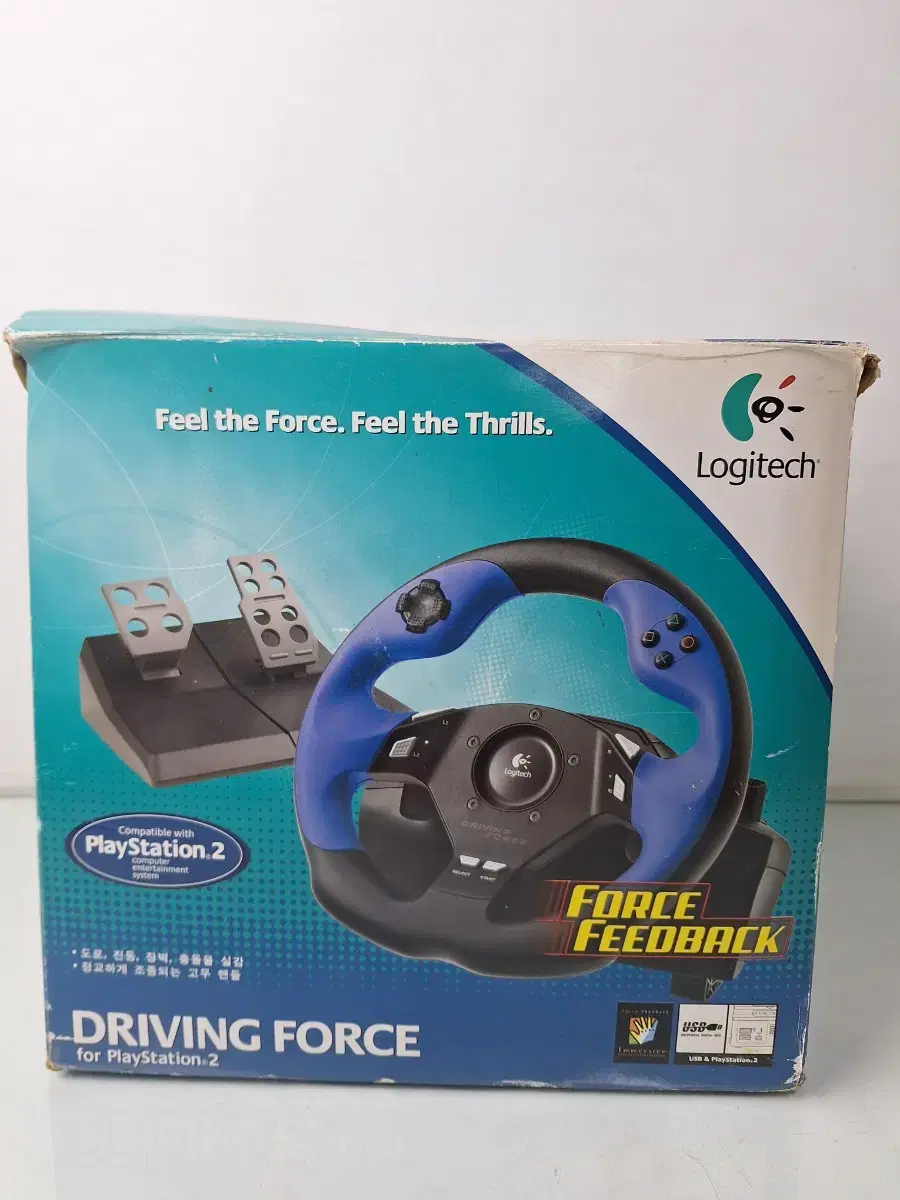 Logitech Driving Force Speedback Steering Wheel for PC Gaming Console