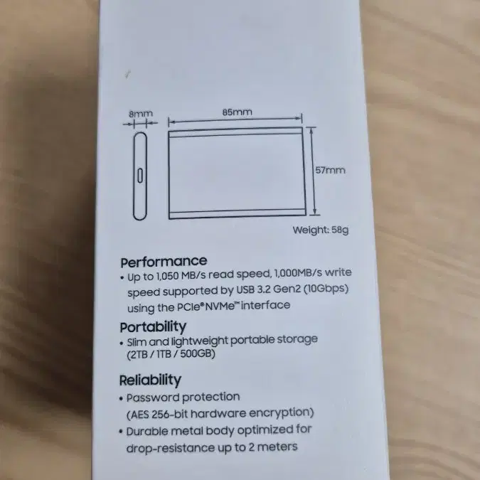 삼성 포터블 ssd t7 1tb