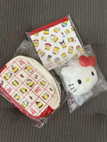헬로키티 전 파우치 키링 산리오 키티 헬로키티