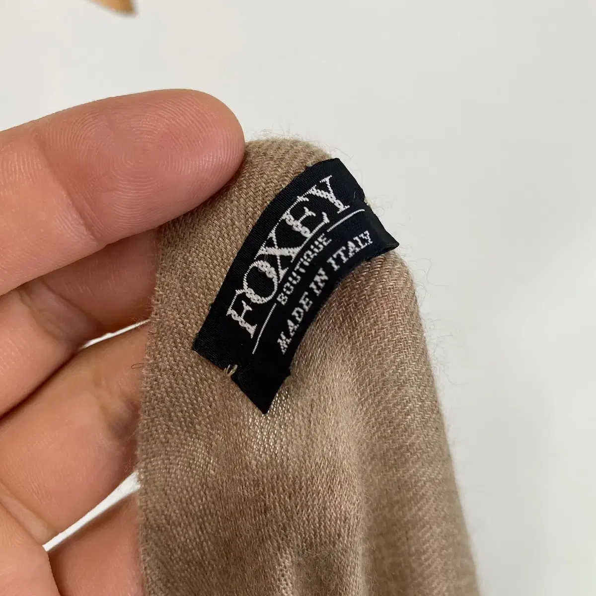 빈티지 foxey boutique made in italy 캐시미어머플러