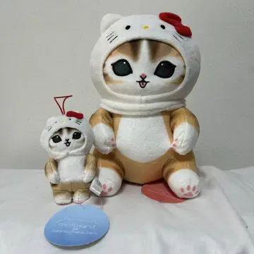 모프 샌드 헬로키티BIG 봉제인형과 마 스캇2개 세트