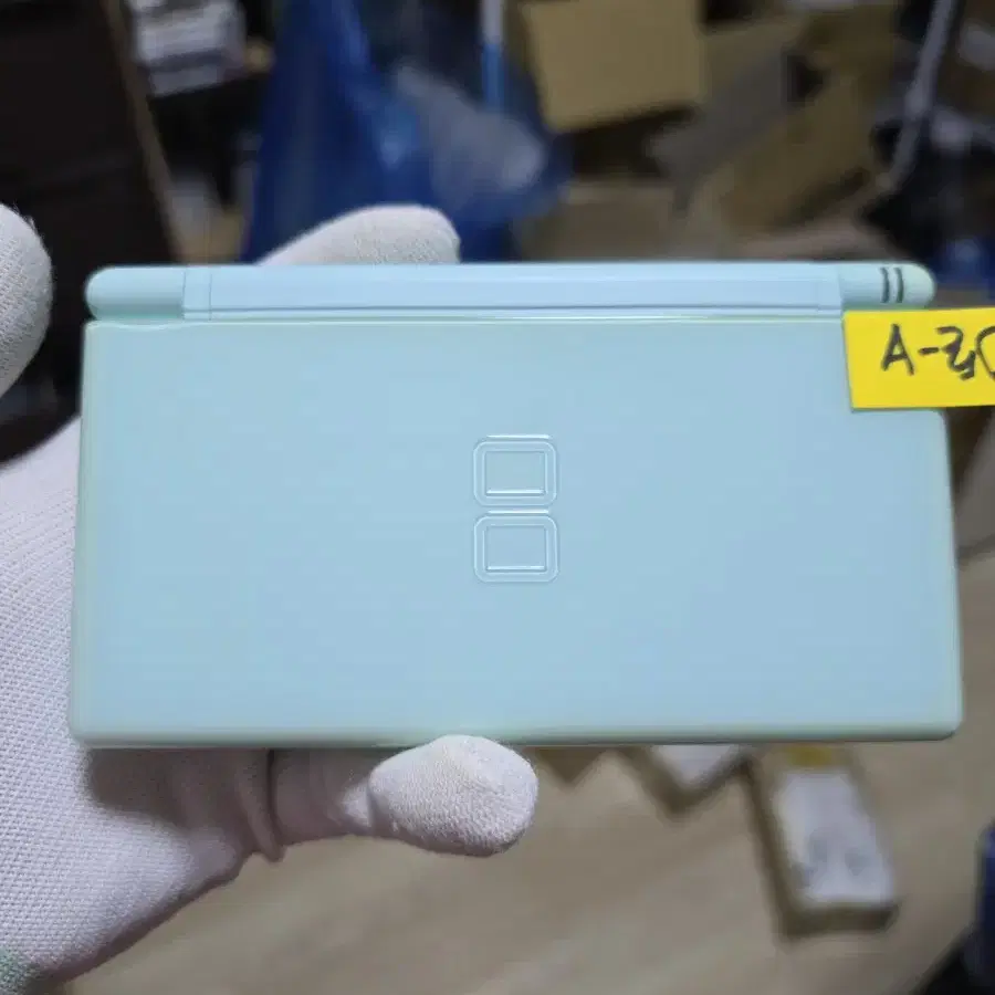 A-급 2번 닌텐도 DS Lite DSL 아이스블루 새터치판