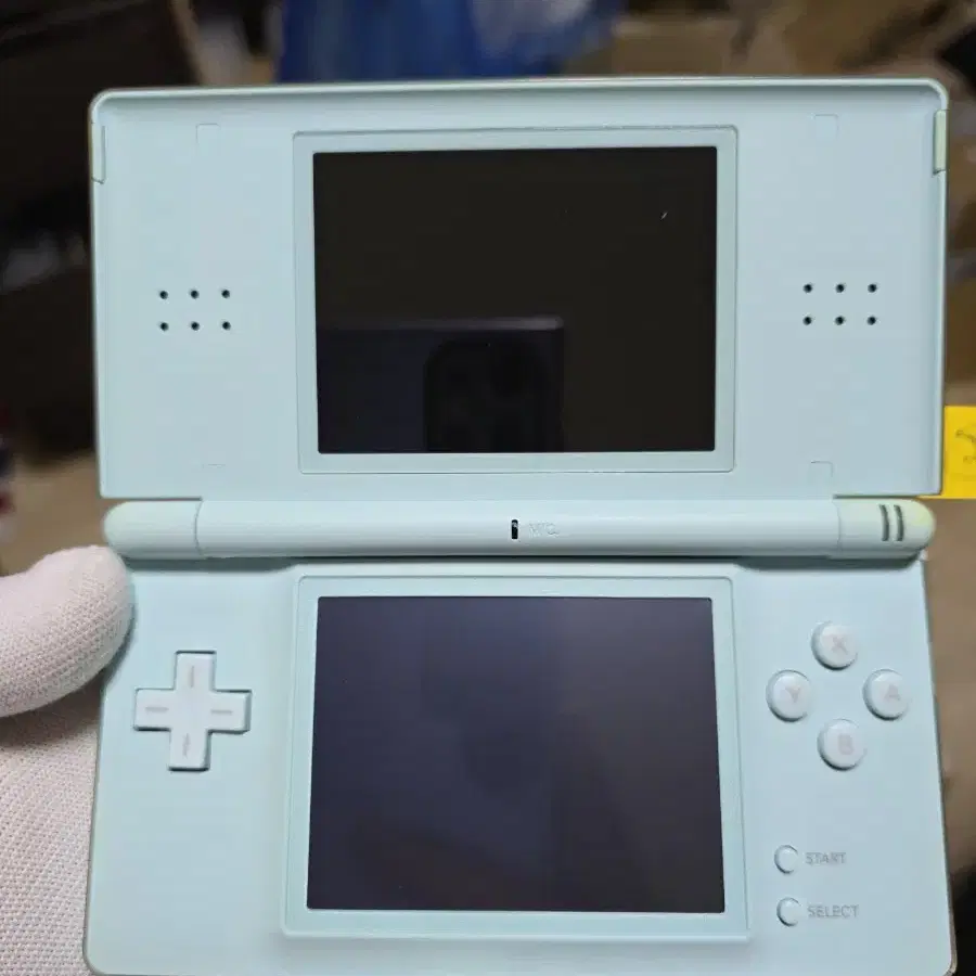 A-급 2번 닌텐도 DS Lite DSL 아이스블루 새터치판