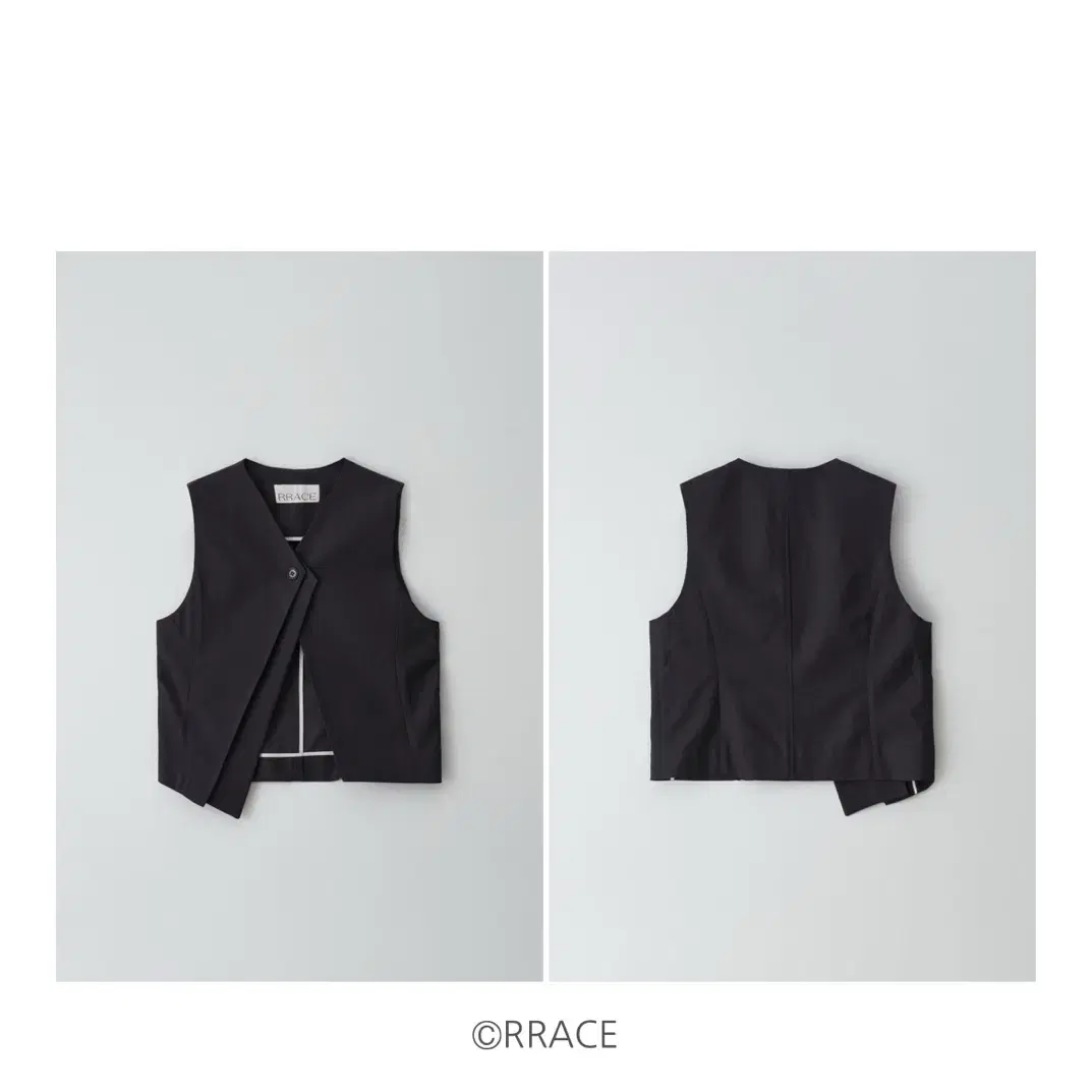 rrace 블랙 클래식 베스트 Structural Classic Vest