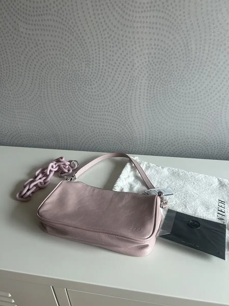 제니 브랜드 니히 Nieeh 핑크 숄더백 ENVELOPE BAG