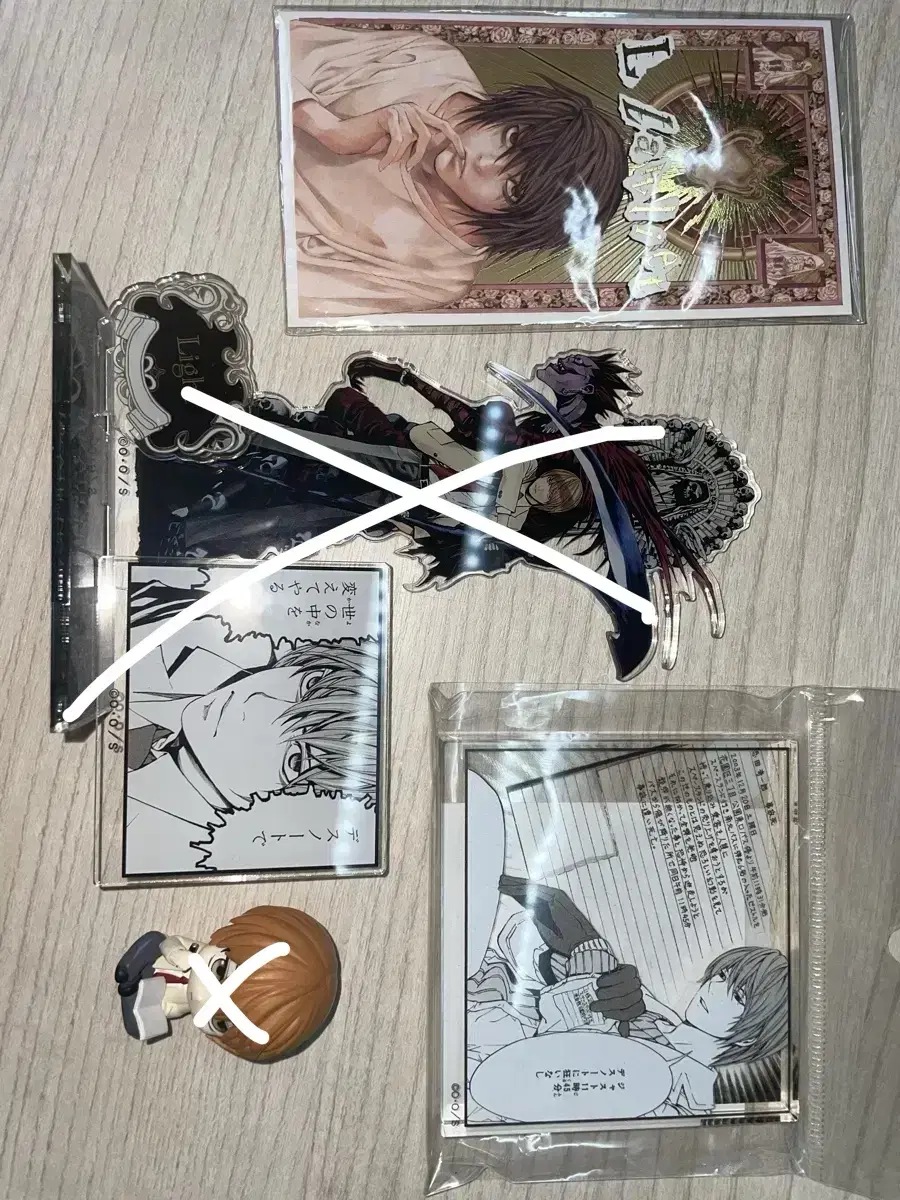 Death Note Lito Diorama Acrylic Block Life Keyring Label Sticker