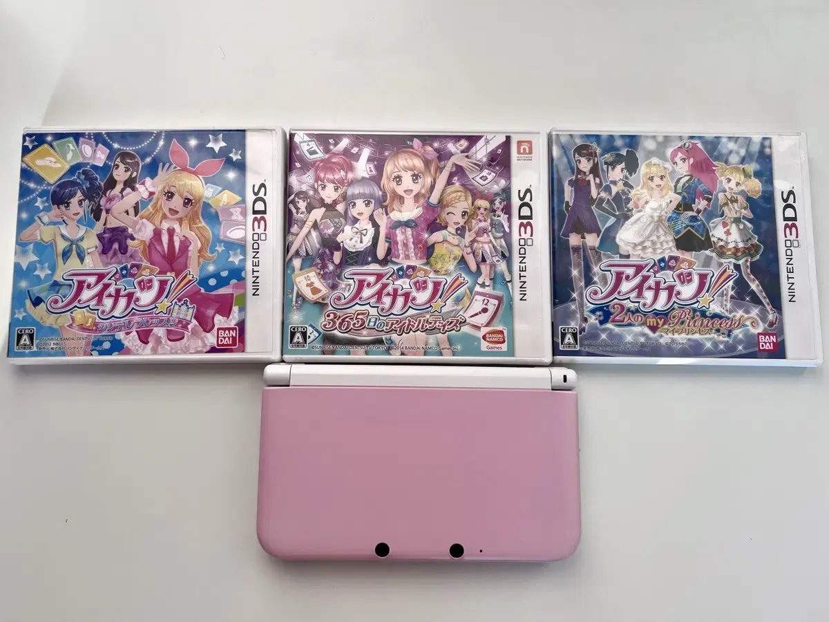 iKATSU i.m.STAR Japan Edition 3DS Nintendo Pink XL Console Chip