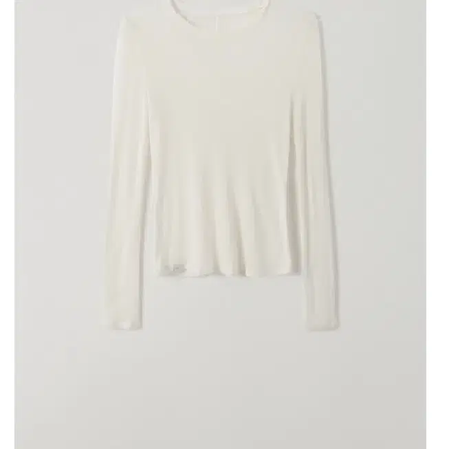 T/T Basic u-neck sleeveless top (ivory)