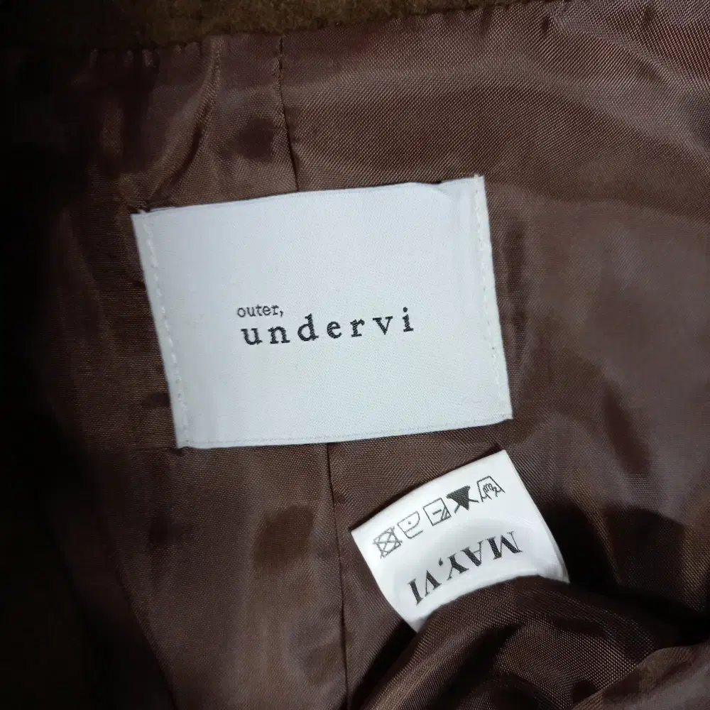 1-26/UNDERVI 브라운 자켓 여성