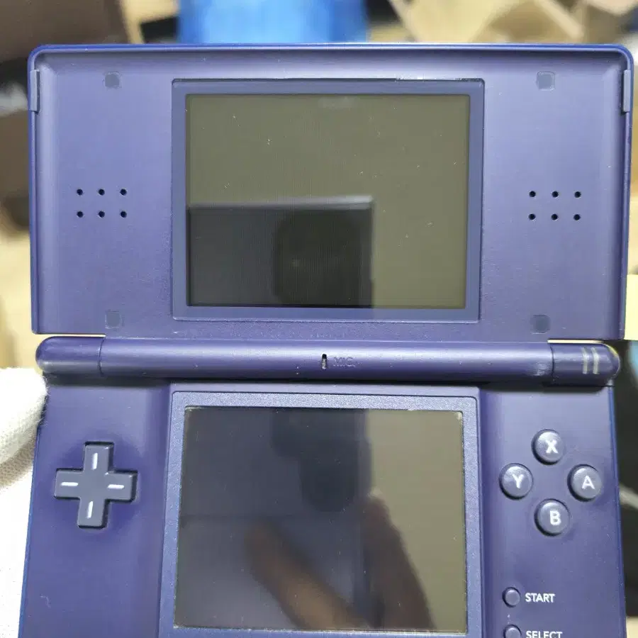 A-급 닌텐도 DS Lite DSL 네이비 하단새액정