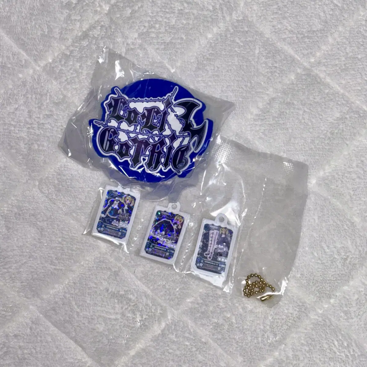 Aikatsu i.m.s. gacha todo yurika logodic coaster keyring sealed