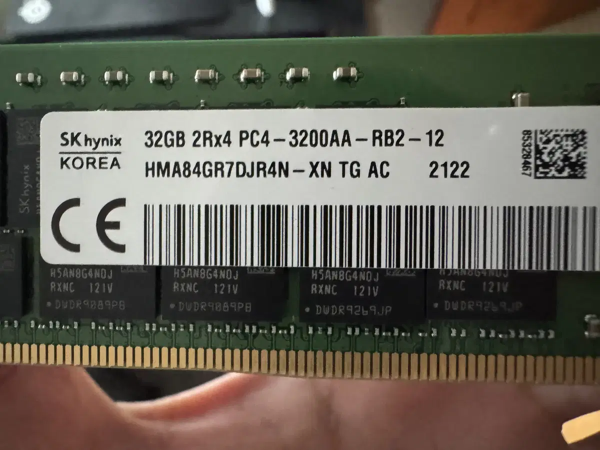 DDR4 32G 3200MHz ECC/REG 8개