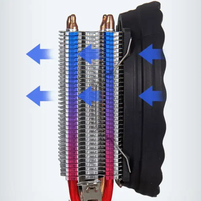 타워형 LED 3핀 CPU쿨러