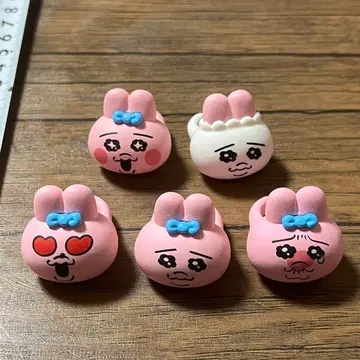 빤쮸토끼 패션 반지 5종 세트 반지 풀 콤프