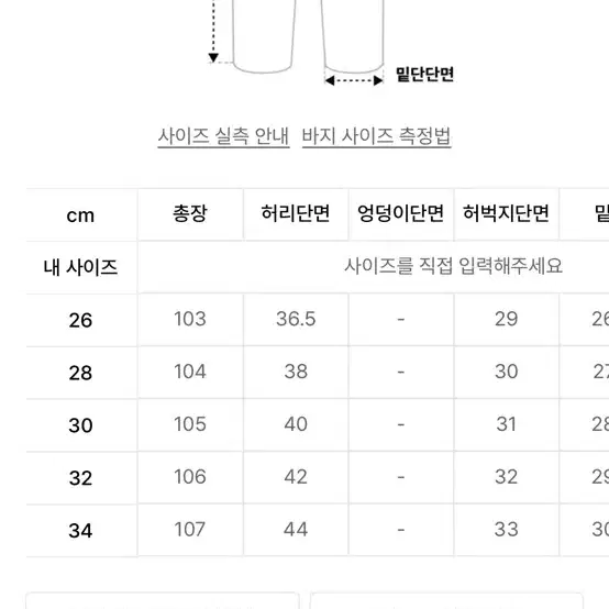 풀카운트 1101w 데님팬츠