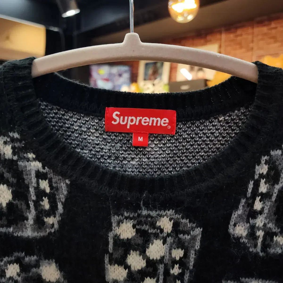 [M] SUPREME 슈프림 다이스 스웨터 22FW