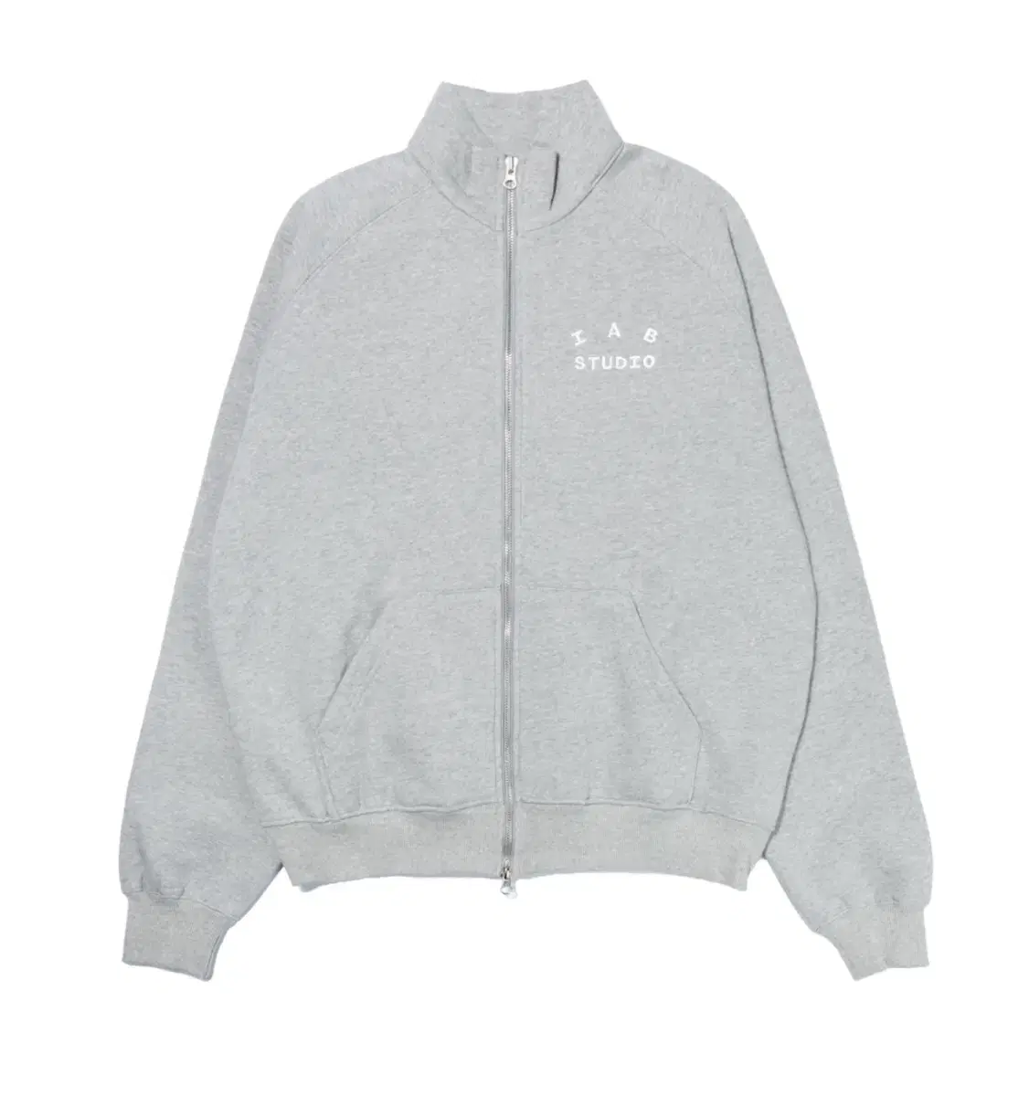 IAB Studio 2Way Full Zip-Up Gray White