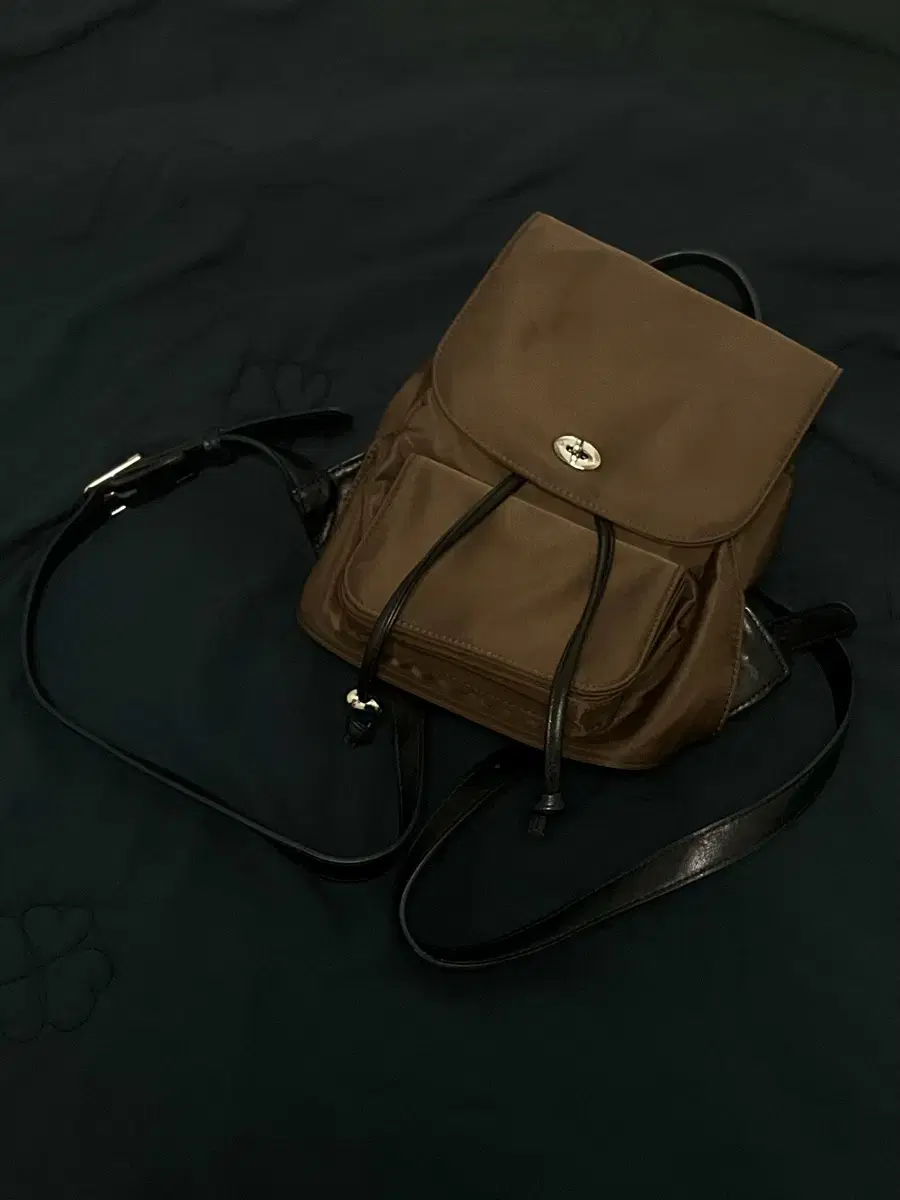 데누 DOJIN Backpack [Nylon Brown]