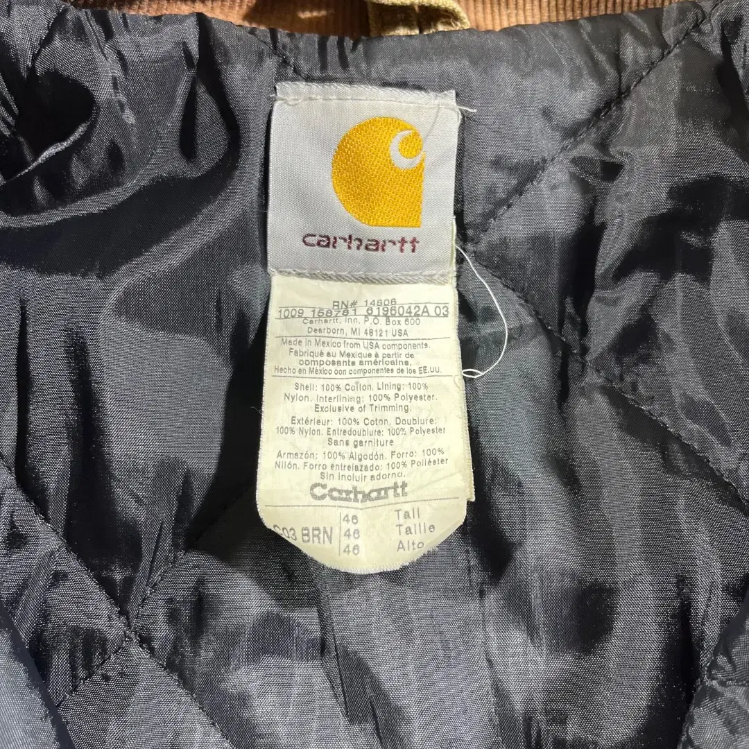 [CARHARTT] 칼하트 빈티지 C03 BRN 아크틱 디트로이 자켓