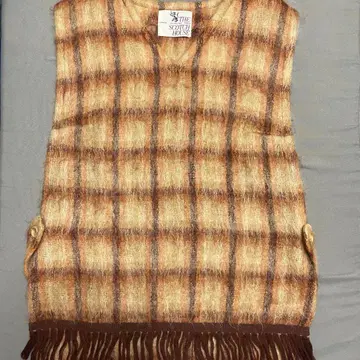 스코틀랜드산 모헤어 니트 조끼