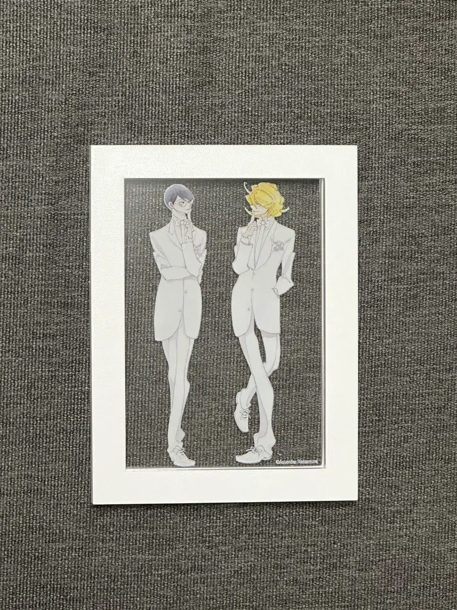 Asumiko Nakamura Classmate Series Blanc Original Exhibition Petit Frame