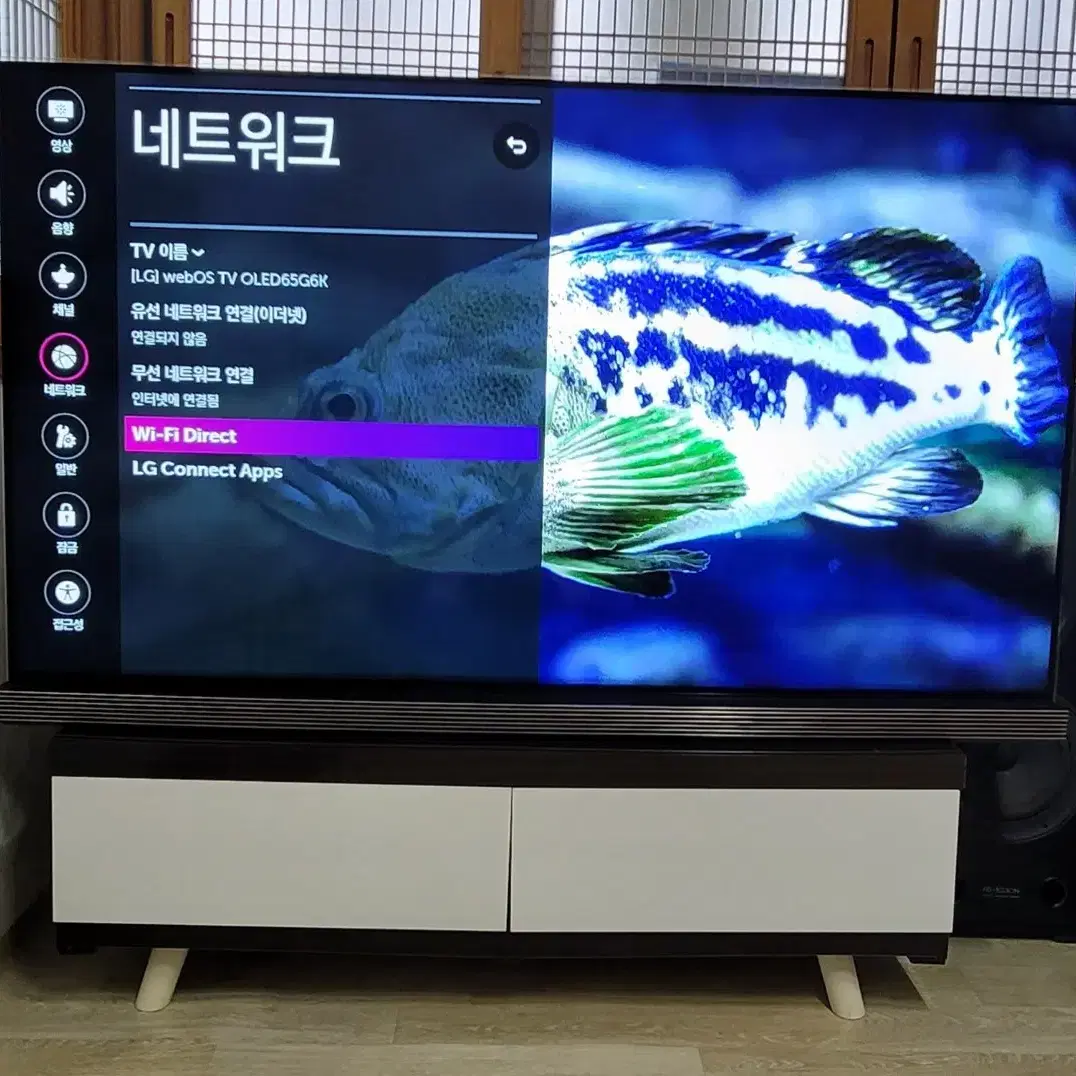 LG 시그니처 OLED 65'TV 스탠드형 판매