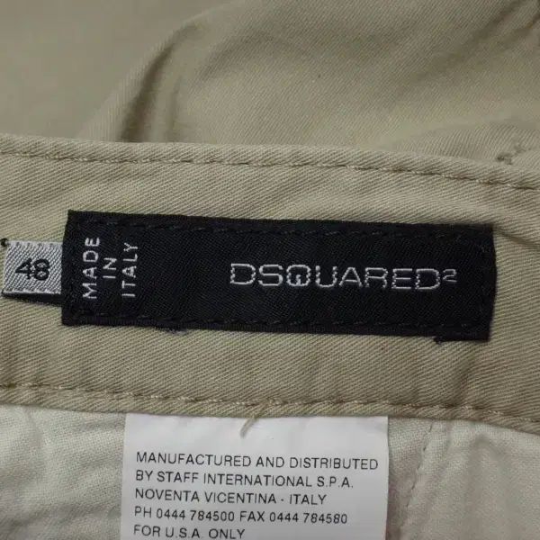 (34in) 디스퀘어드2 Dsquared 슬림 카고 팬츠