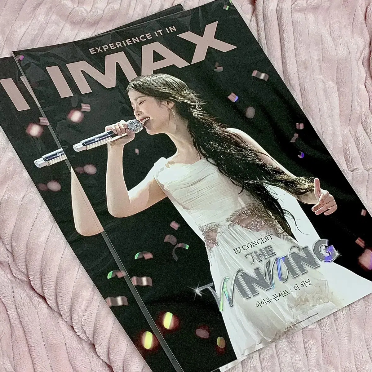 CGV 아이유 아이맥스 포스터 (더위닝) 미개봉 / IMAX 특전